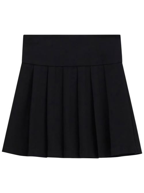 punto milano pleated miniskirt GUESS | J5BD07 KAUH0JBLK